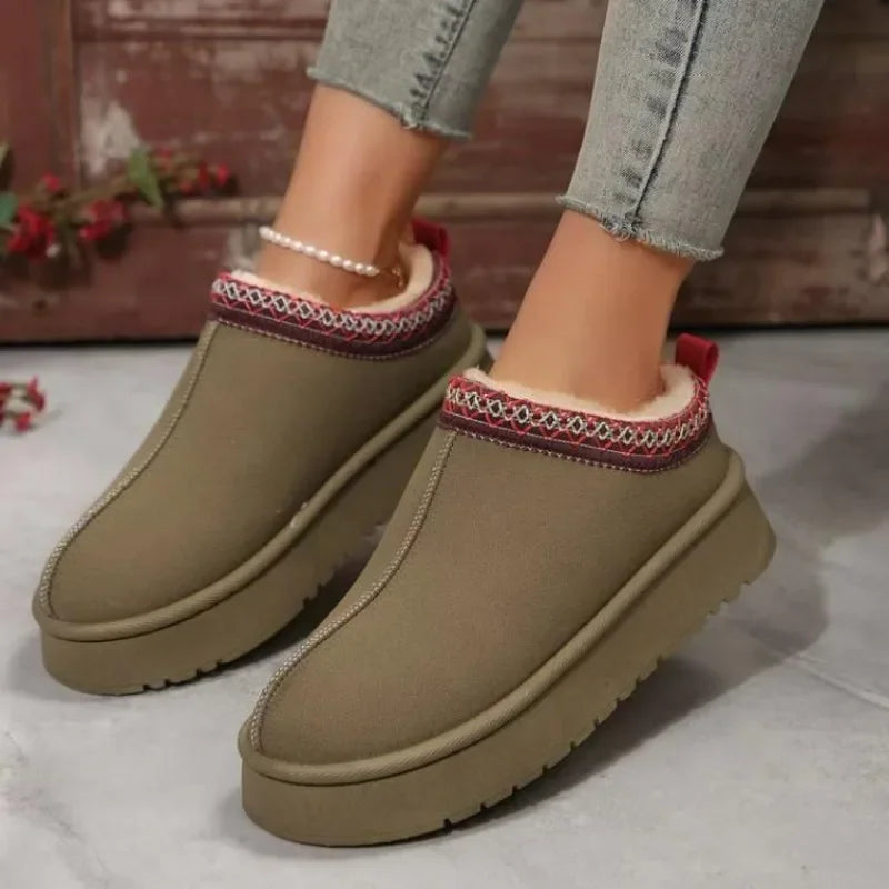 Bottines Chelsea Femmes — Fourrure Chaude & Style Hivernal