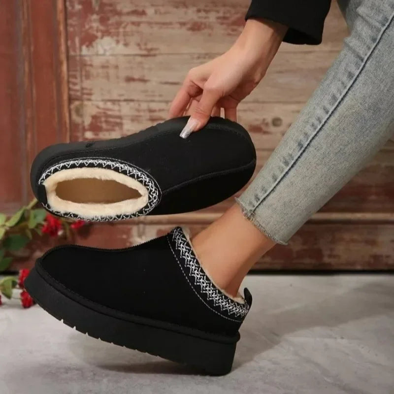 Bottines Chelsea Femmes — Fourrure Chaude & Style Hivernal