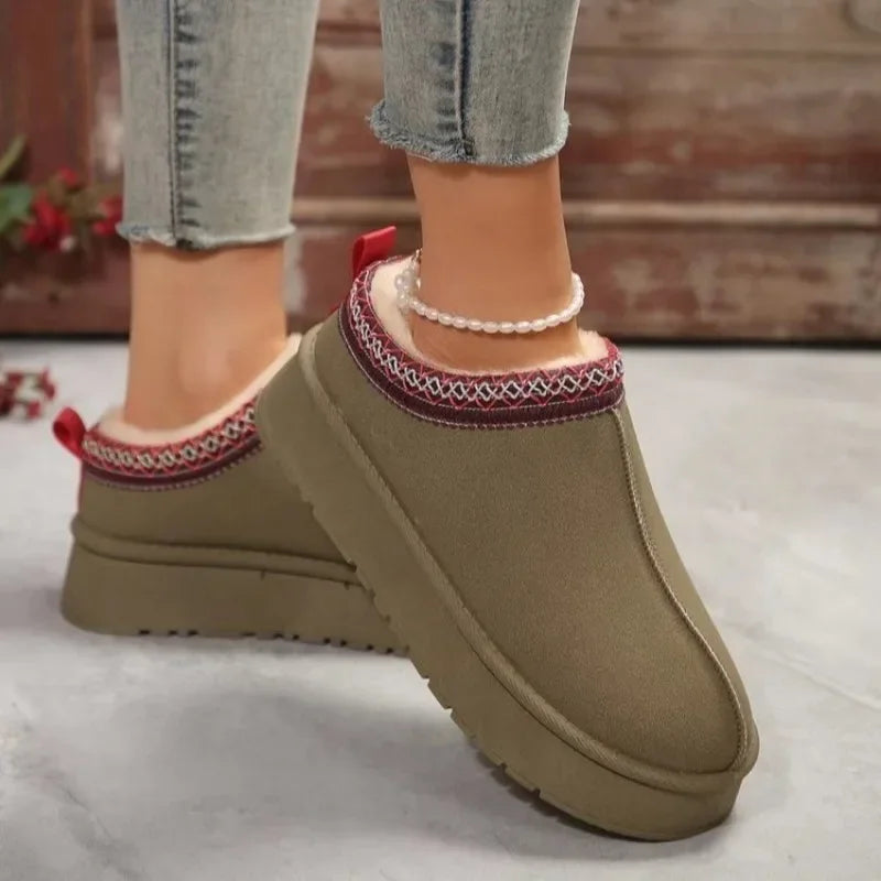 Bottines Chelsea Femmes — Fourrure Chaude & Style Hivernal